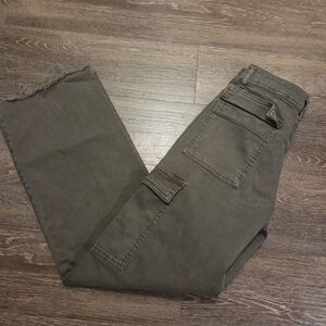 Oat New York Olive Cargo Pants Size 26